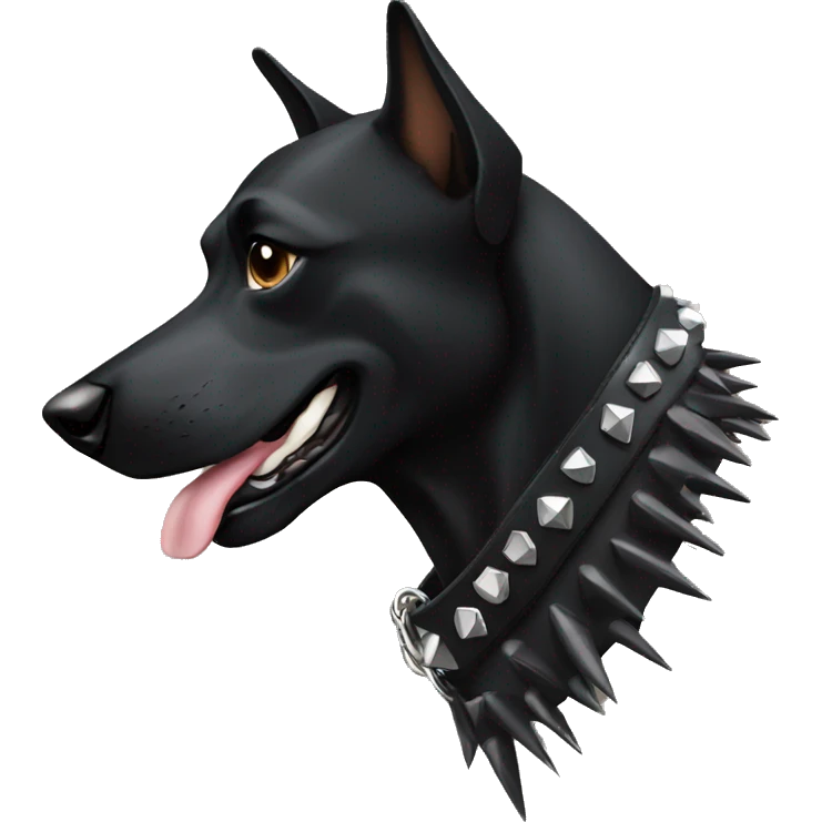 Black spiked dog collar emoji