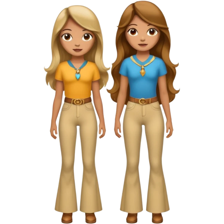 Retro 70s Girl emoji
