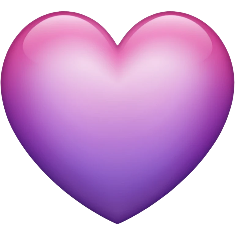 Pink and purple ombré heart emoji