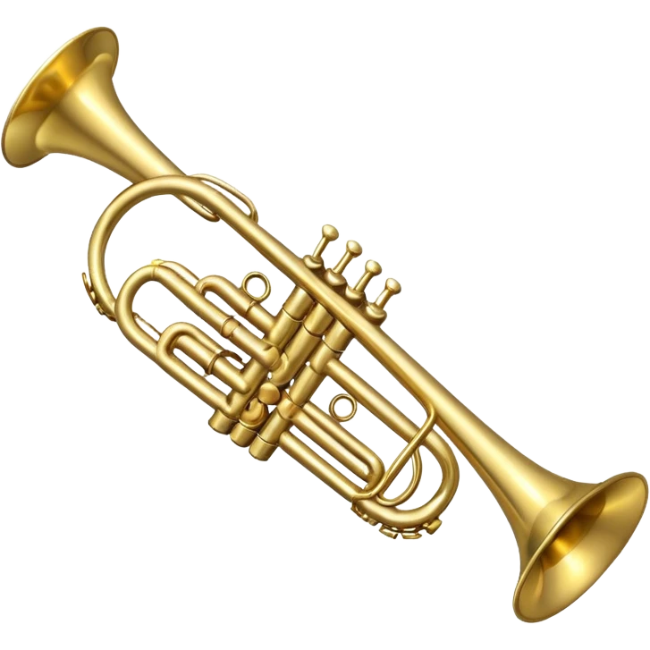 Trumpet with limbs emoji