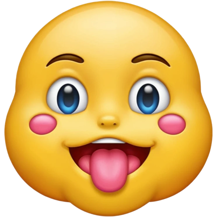 Emoji licking nipples emoji
