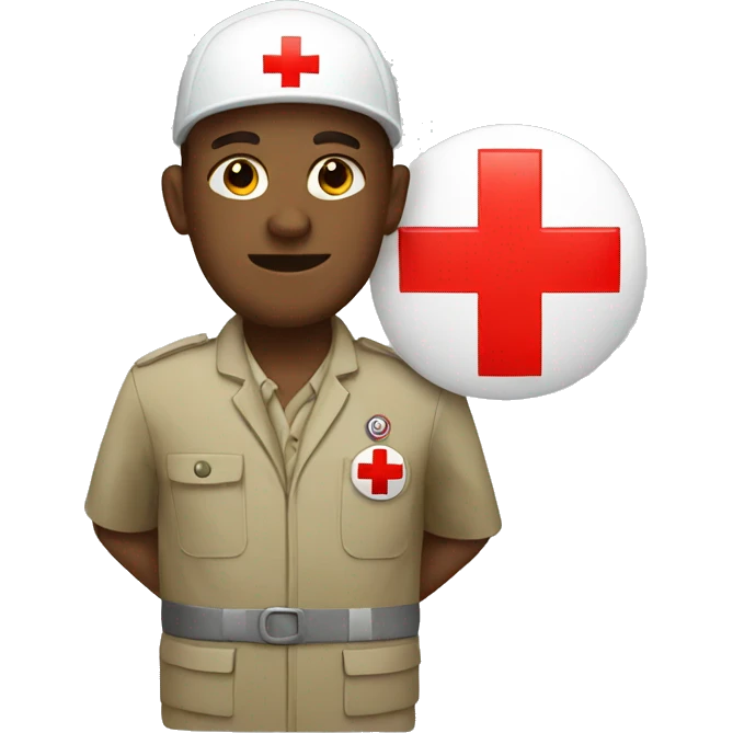 Red cross emoji