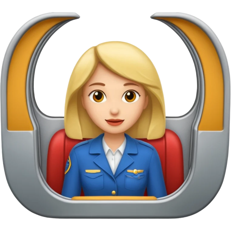 woman in plane emoji