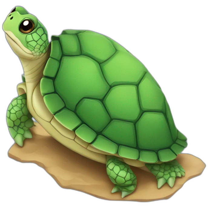 Tortue géniale emoji