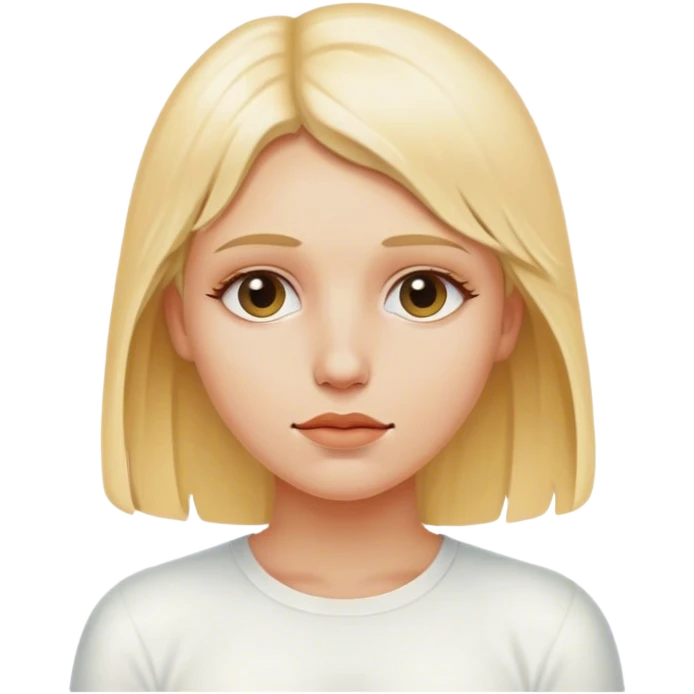 Spiritualized blonde girly emoji