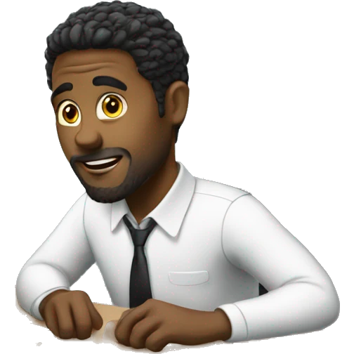 professional at desk emoji