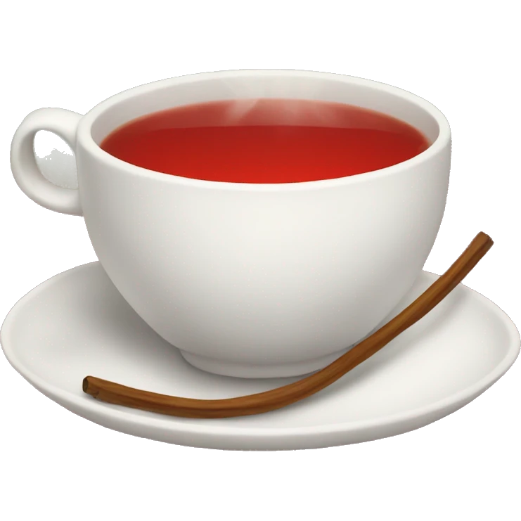 Red tea emoji