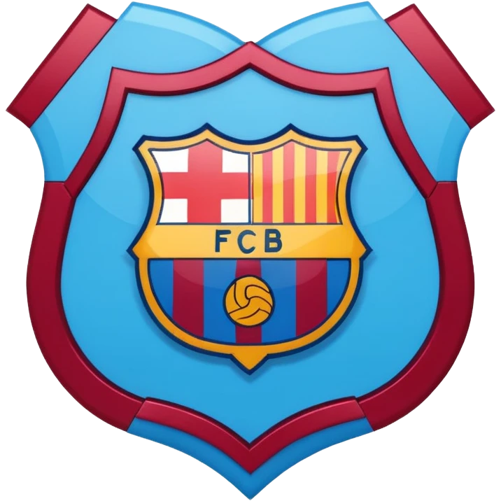 generate Barcelona logo  emoji