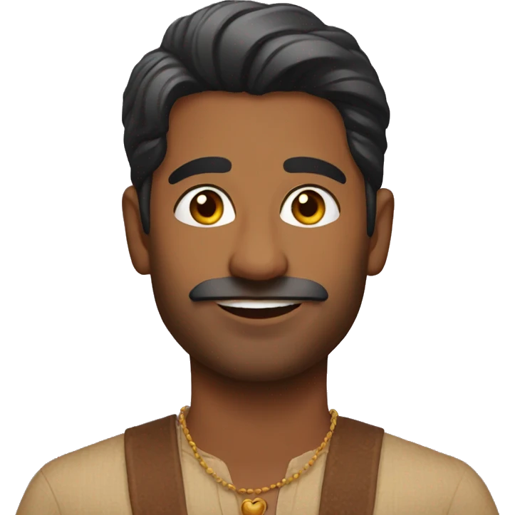 Indian queer man emoji