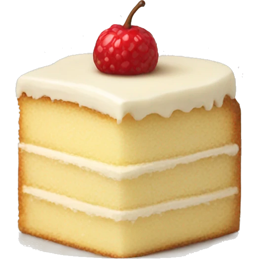 vanilla cake emoji