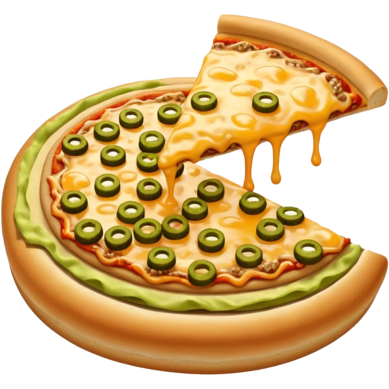 big mac pizza emoji