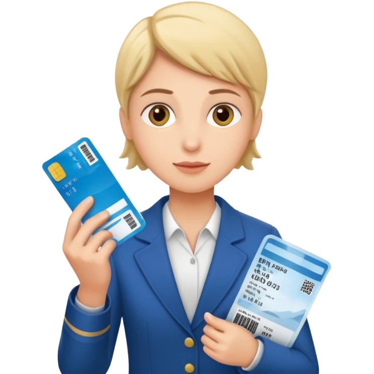 I will buy the flight ticket emoji