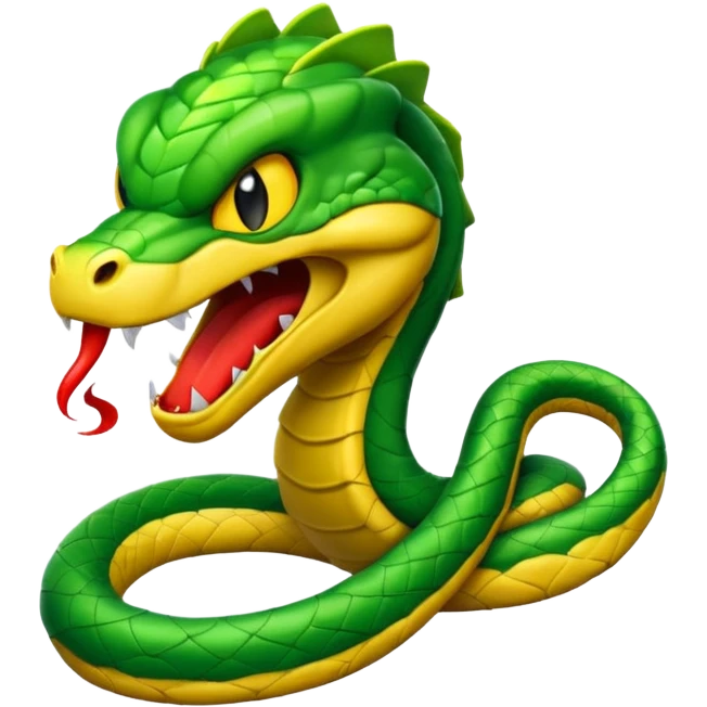 my nickname on the discord server is Little VIper, i want a animated emoji with the text "'Lil Viper Mad" with an angery little viper spitting emoji