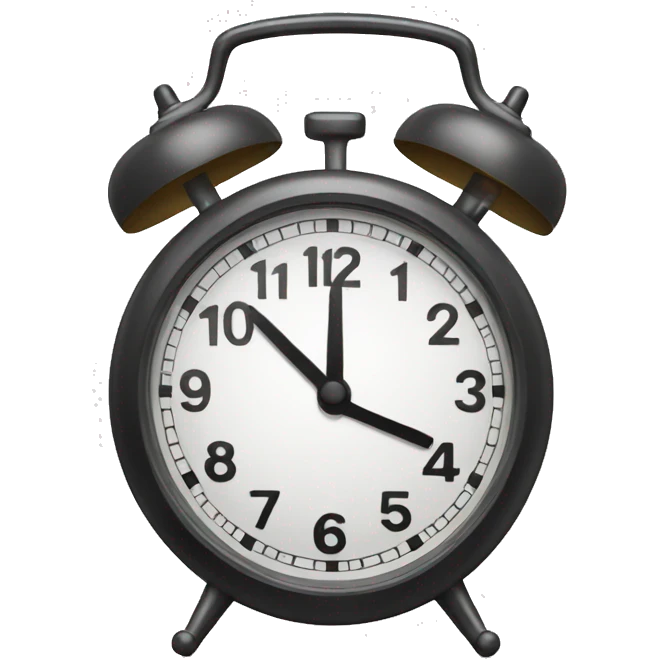 Alarm clock emoji