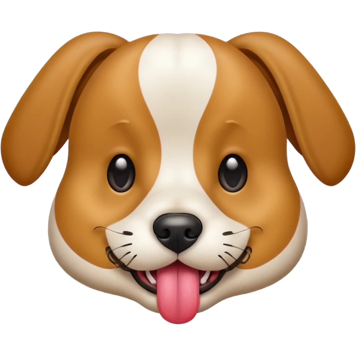 Dog saying I love you emoji