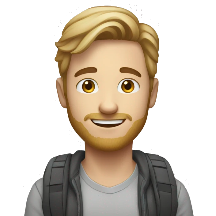 a white/australian 24 year old man who is a web developer waving emoji