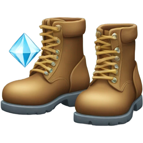diamond boots emoji