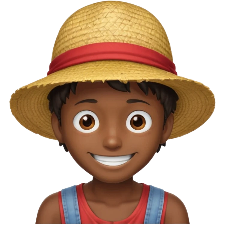 Luffy dark emoji