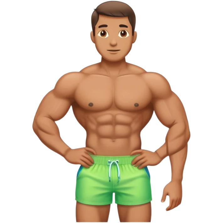 a man with big dick emoji