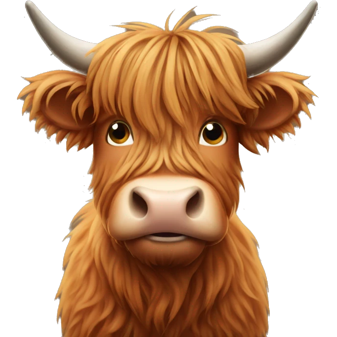 highland cow emoji