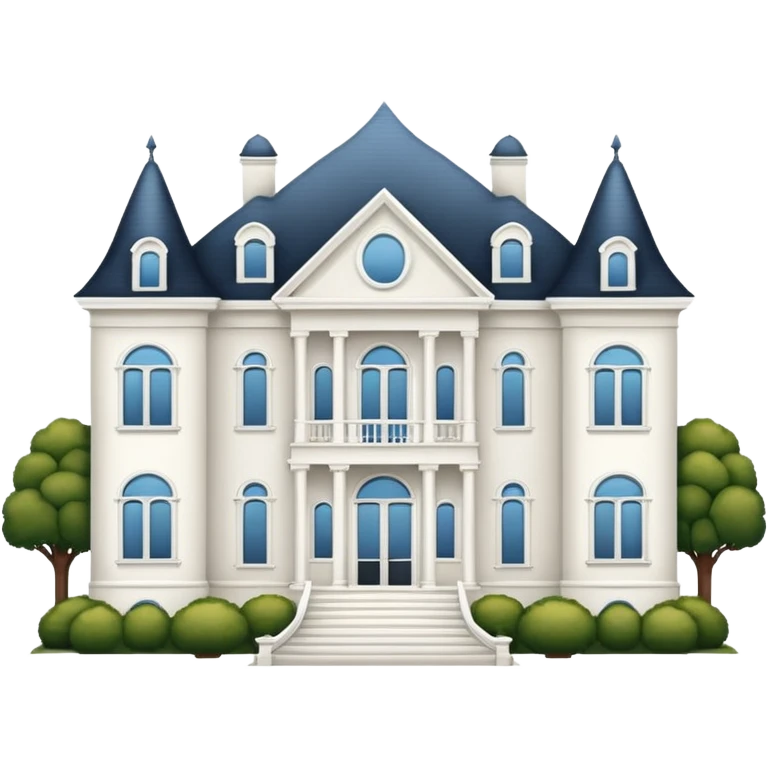 white mansión emoji
