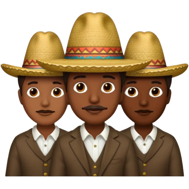 3 amigo emoji