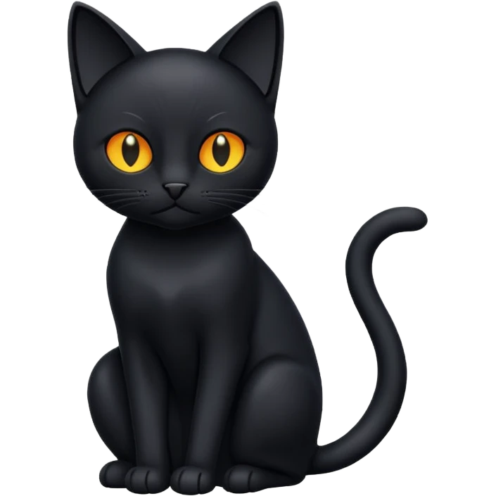 black cat emoji