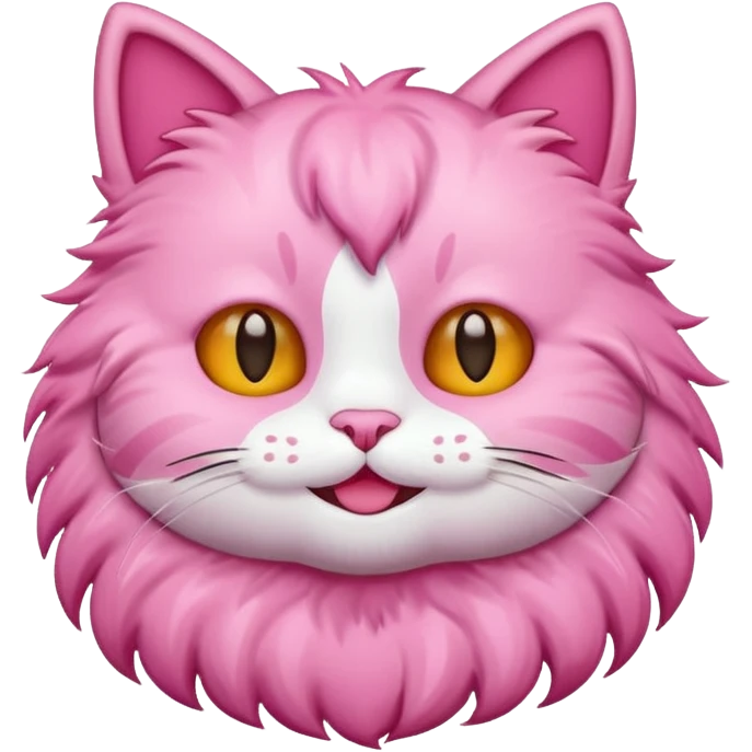 a cute pink cat sticker unlocked  emoji