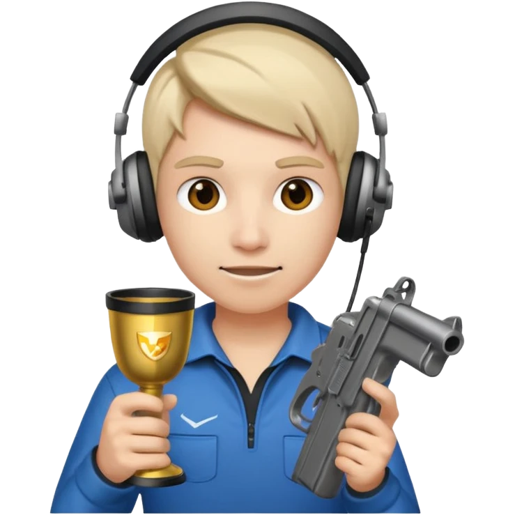 MVP + Gaming + Gamer + Tournament Cup  + Gun  emoji