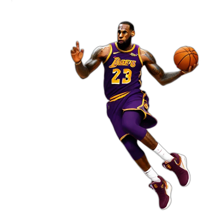 Lebron james dunk emoji