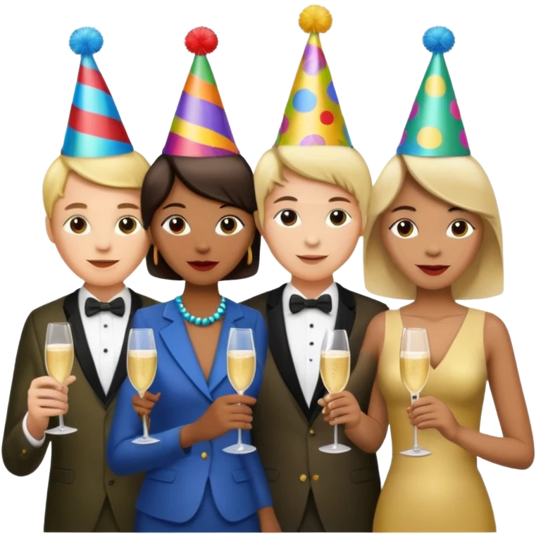 Red group peoples party emoji