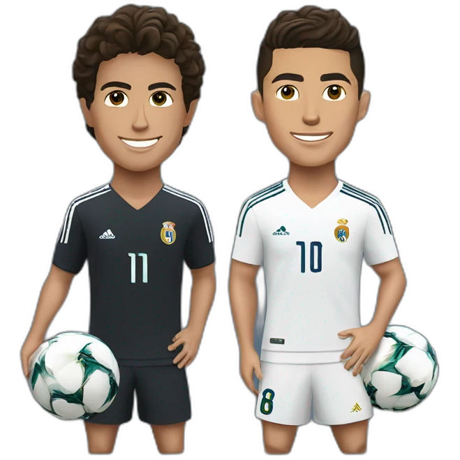 João Félix and Cristiano Ronaldo  emoji
