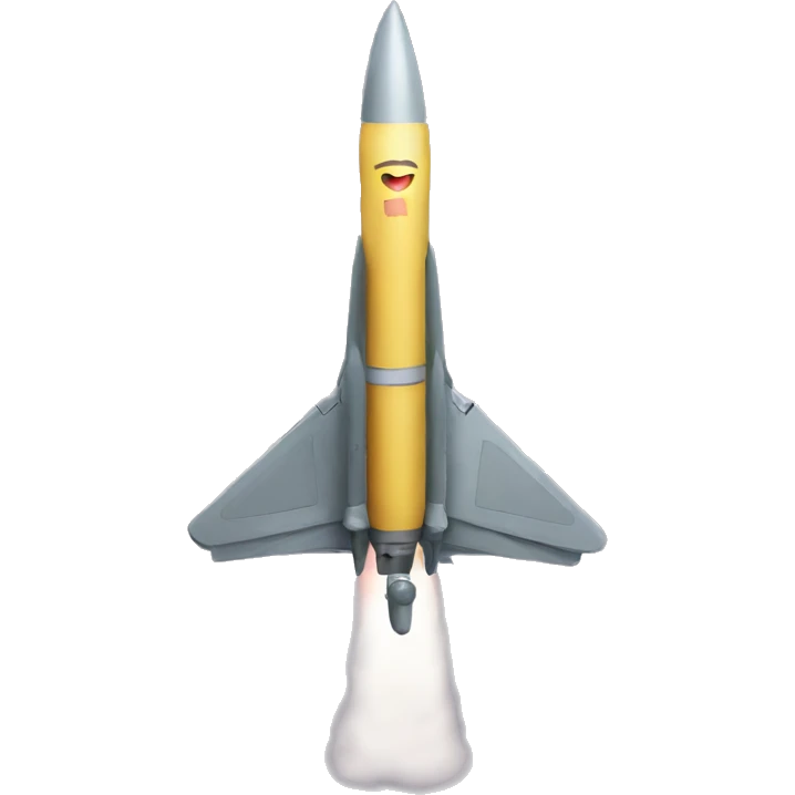 missile on a drone emoji
