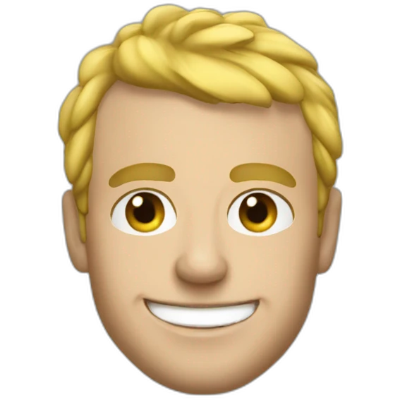 Macron in swimsuit emoji