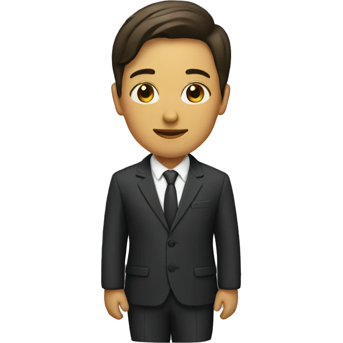 man and woman in suits emoji