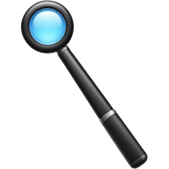 search tool bar in black emoji