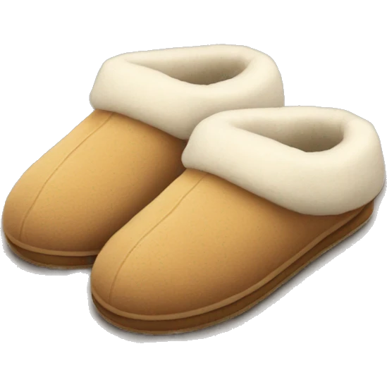 Cozy slippers emoji