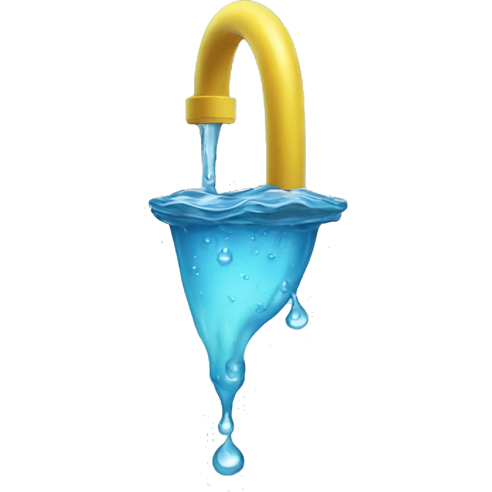 Water hose dripping water emoji