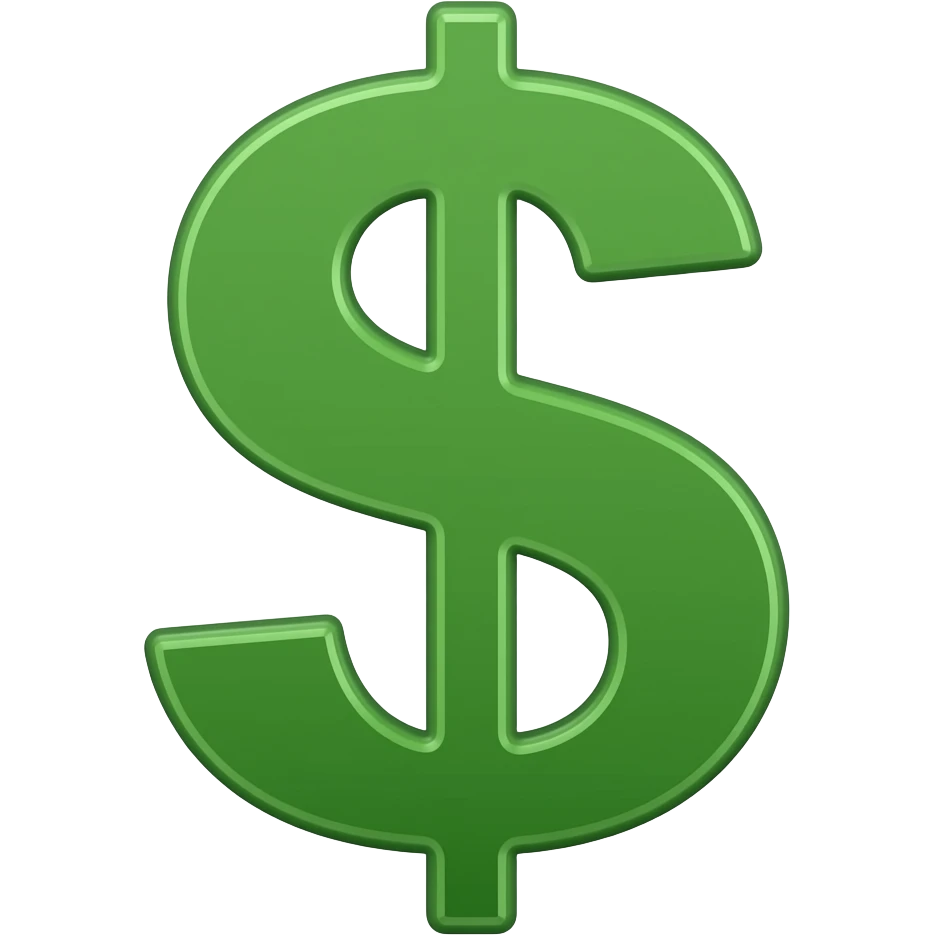 GREEN DOLAR SIGN emoji