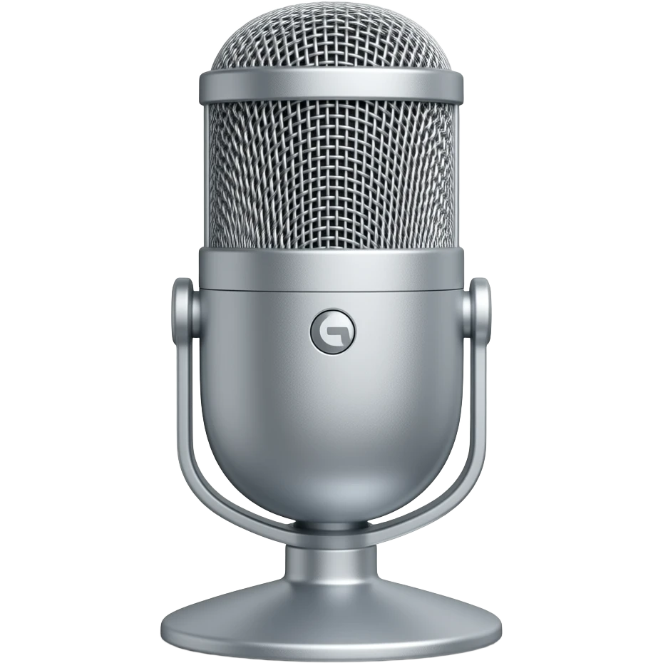 Logitech Blue Yeti Microphone in White Mist emoji