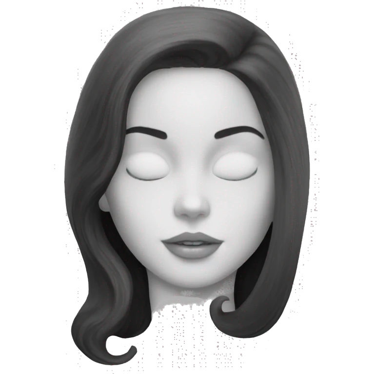 Lana del rey with nimbus emoji