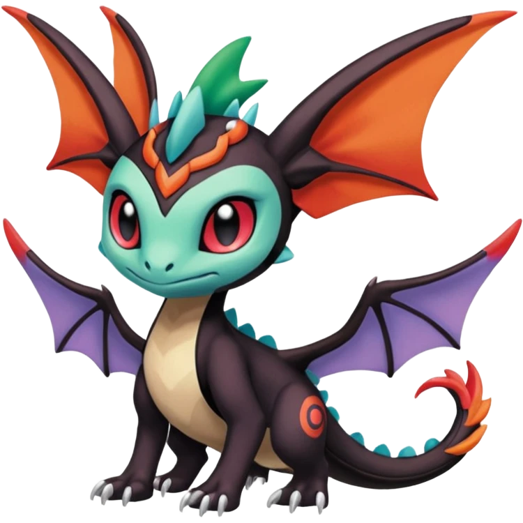 Meloetta-Noivern-Stitch-Toothless-Fakémon-creature-hybrid emoji