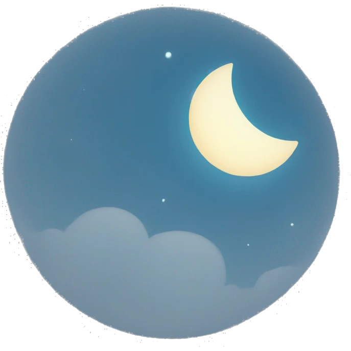 blue moon emoji