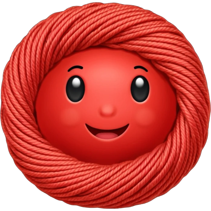 red ball of yarn emoji