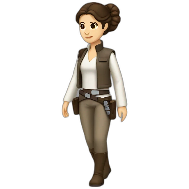 leia embrasse han solo emoji