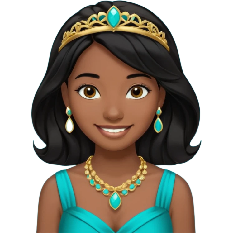 Emoji de la princesa Jasmin  emoji