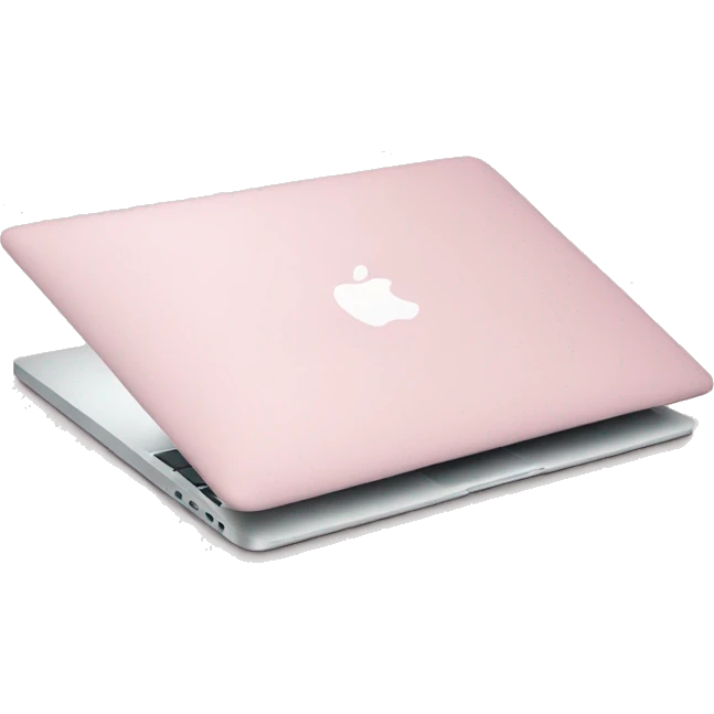 light pink MacBook emoji