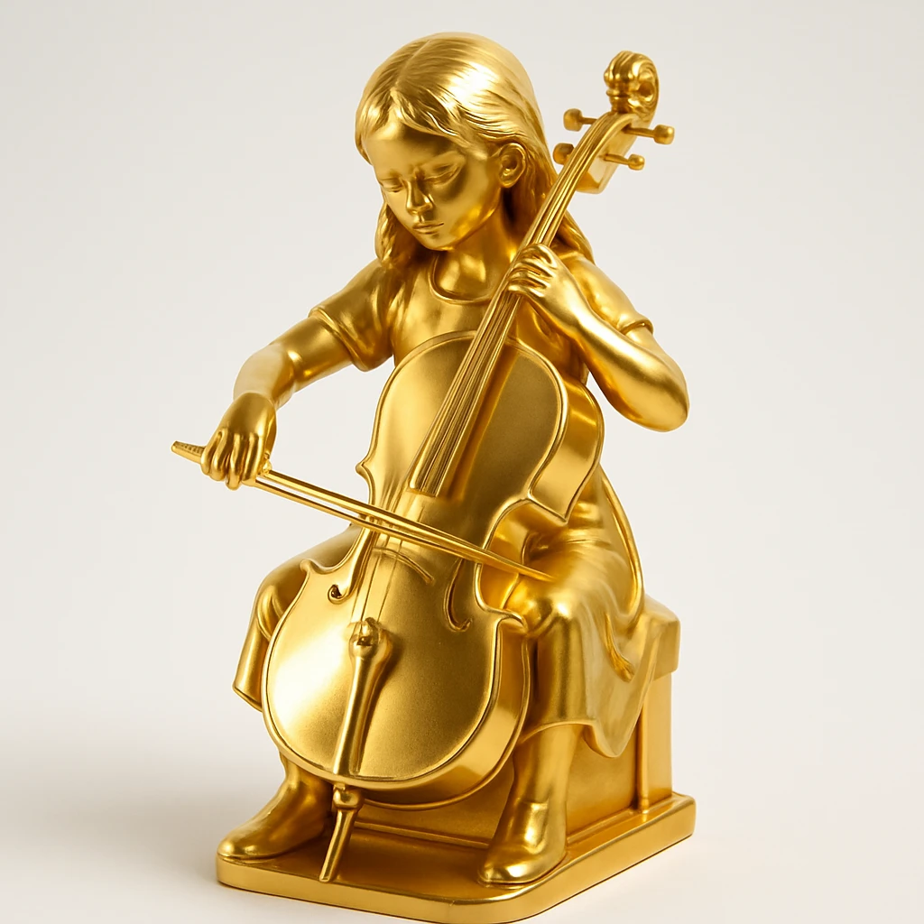 girl playing cello emoji