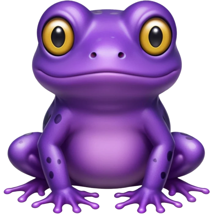 Frog purple emoji