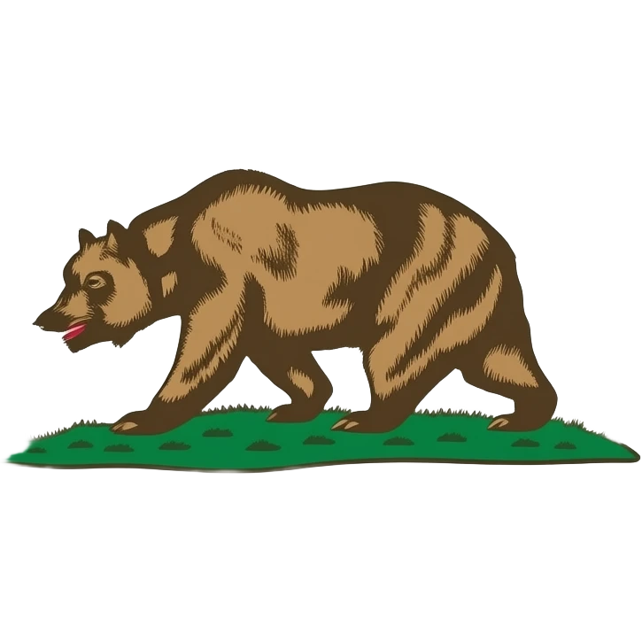 Bear flag country emoji